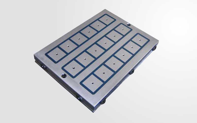 Standard density electro permanent magnetic chuck with square 75×75 poles